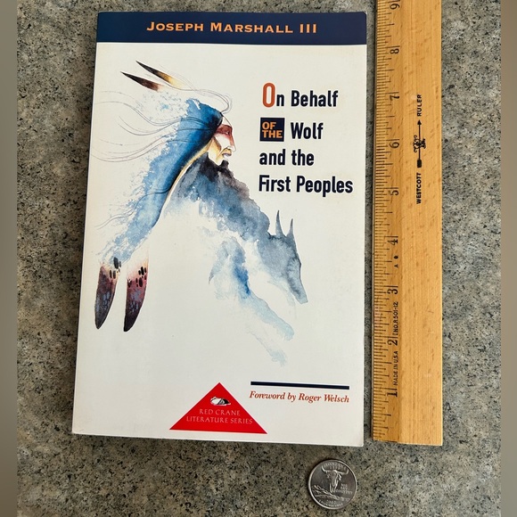 Red Crane Books Other - 📕 On Behalf of the Wolf and the First Peoples [Marshall] Western Decor Book
